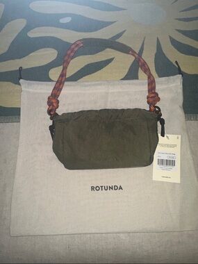 Mini Sant Shoulder Bag in Olive - Rotunda